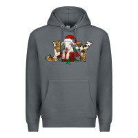 Rock joy christmas lamb Premium Hoodie - Jasminsmagicworld