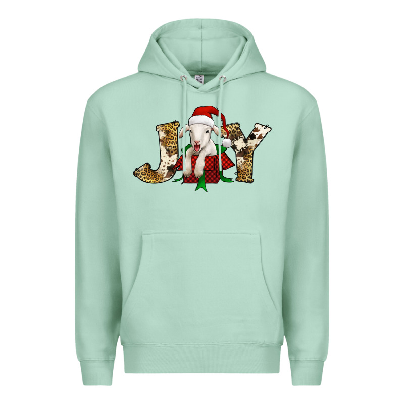 Joy Christmas Lamb Premium Hoodie by Jasminsmagicworld | Teevron