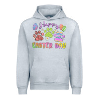 Heather Grey happy easter day paws Urban Hoodie - MaliasSmallBusiness