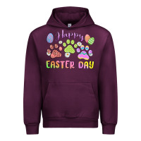 Mauve Wine happy easter day paws Urban Hoodie - MaliasSmallBusiness