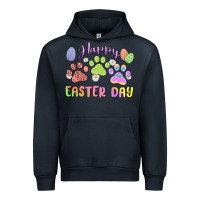Navy happy easter day paws Urban Hoodie - MaliasSmallBusiness