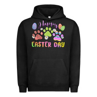 Pigment Black happy easter day paws Urban Hoodie - MaliasSmallBusiness