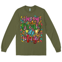 Army Green Happy drinko de mayo Long Sleeve Tee - RanaPortraitStore