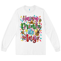 White Happy drinko de mayo Long Sleeve Tee - RanaPortraitStore