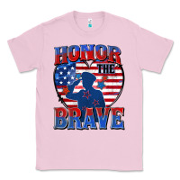 Bubblegum Pink honor the brave Classic Tee - Zillion Design Studio