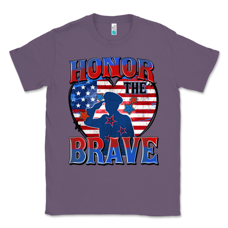 Honor The Brave Classic Tee by Zillion Design Studio | Teevron