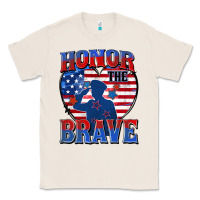 Natural honor the brave Classic Tee - Zillion Design Studio