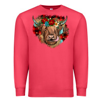 Cardinal christmas cow gemstone Premium Sweatshirt - JahusDesignShop