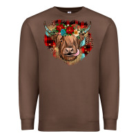 Chestnut christmas cow gemstone Premium Sweatshirt - JahusDesignShop