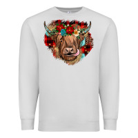 Dove Grey christmas cow gemstone Premium Sweatshirt - JahusDesignShop