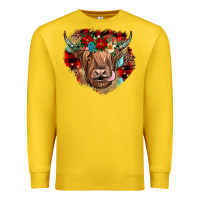 Lemon christmas cow gemstone Premium Sweatshirt - JahusDesignShop