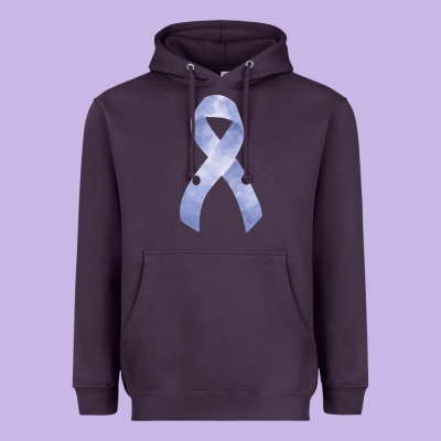 Stomach Cancer Ribbon Fa Element Heavyweight Hoodie Designed By Fadigitalartstudio
