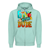 6th Grade Dude Zipper Hoodie | Teevron