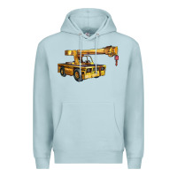 Blue Mist carry deck crane Premium Hoodie - LillyAllenDesigns