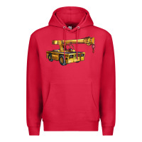 Cardinal carry deck crane Premium Hoodie - LillyAllenDesigns