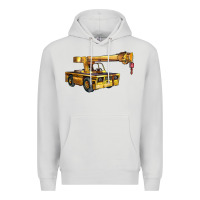 Dove Grey carry deck crane Premium Hoodie - LillyAllenDesigns