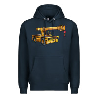 Navy carry deck crane Premium Hoodie - LillyAllenDesigns