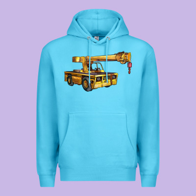 Carry Deck Crane Premium Hoodie Designed By Lillyallendesigns