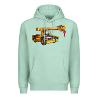 Seafoam carry deck crane Premium Hoodie - LillyAllenDesigns