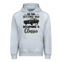 Heather Grey i m not getting old i m becoming a classic Urban Hoodie - MaliasSmallBusiness