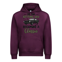 Mauve Wine i m not getting old i m becoming a classic Urban Hoodie - MaliasSmallBusiness