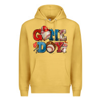 Antique Gold game day baseball Premium Hoodie - AdoDesignShop
