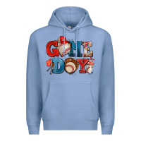 Colony Blue game day baseball Premium Hoodie - AdoDesignShop