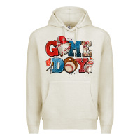 Oatmeal Heather game day baseball Premium Hoodie - AdoDesignShop