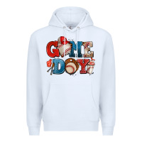 White game day baseball Premium Hoodie - AdoDesignShop