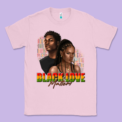 Classic Tee afro black love matters