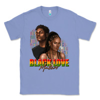 Colony Blue afro black love matters Classic Tee - texasbilliewilder