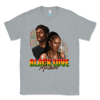 Heather Grey afro black love matters Classic Tee - texasbilliewilder