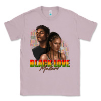 Lilac afro black love matters Classic Tee - texasbilliewilder
