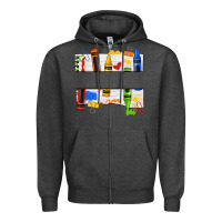 Charcoal Heather custom teacher name crayon Zipper Hoodie - texasbilliewilder