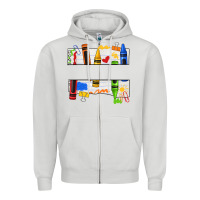 Custom Teacher Name Crayon Zipper Hoodie | Teevron