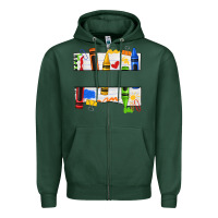 Sports Green custom teacher name crayon Zipper Hoodie - texasbilliewilder