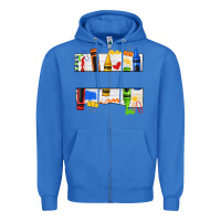True Royal custom teacher name crayon Zipper Hoodie - texasbilliewilder