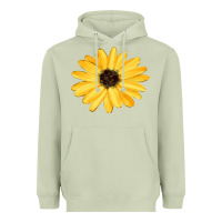 Matcha sunflower Heavyweight Hoodie - FaDigitalArtStudio