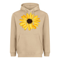 Mushroom sunflower Heavyweight Hoodie - FaDigitalArtStudio