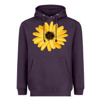 Plum sunflower Heavyweight Hoodie - FaDigitalArtStudio