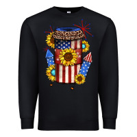 Black 4th of july coffee cup Premium Sweatshirt - JahusDesignShop