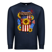 Navy 4th of july coffee cup Premium Sweatshirt - JahusDesignShop