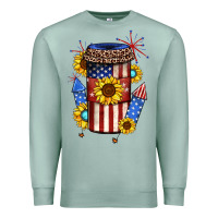 Seafoam 4th of july coffee cup Premium Sweatshirt - JahusDesignShop