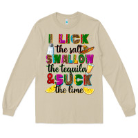 Mushroom I lick the salt swallow the tequila Long Sleeve Tee - RanaPortraitStore