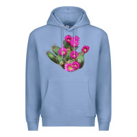 Colony Blue strawberry hedgehog cactus Premium Hoodie - LillyAllenDesigns
