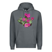 Rock strawberry hedgehog cactus Premium Hoodie - LillyAllenDesigns