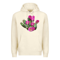 Sandshell strawberry hedgehog cactus Premium Hoodie - LillyAllenDesigns