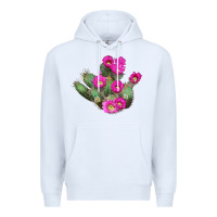 White strawberry hedgehog cactus Premium Hoodie - LillyAllenDesigns