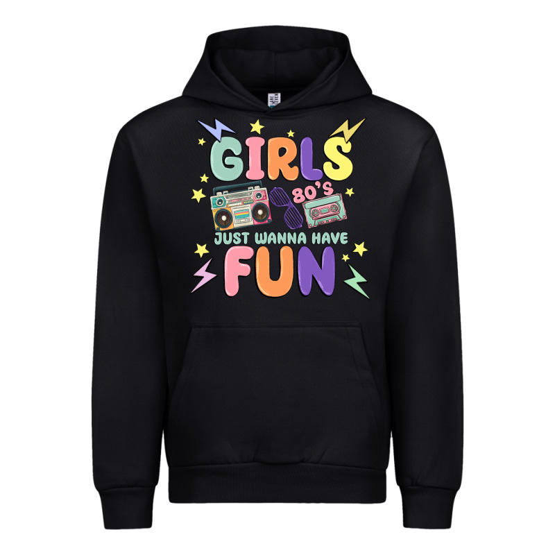 Girls Just Wanna Have Fun Urban Hoodie by MaliasSmallBusiness | Teevron