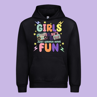 Girls Just Wanna Have Fun Urban Hoodie Designed By Maliassmallbusiness